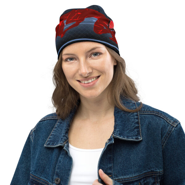 MI Rev Wrestling Print Beanie - Image 18