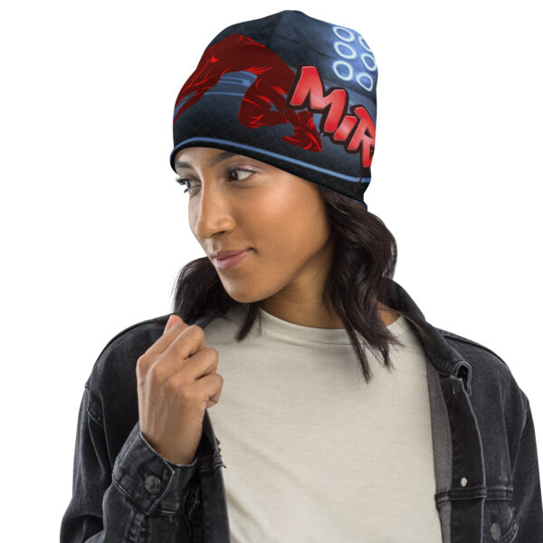 MI Rev Wrestling Print Beanie - Image 9