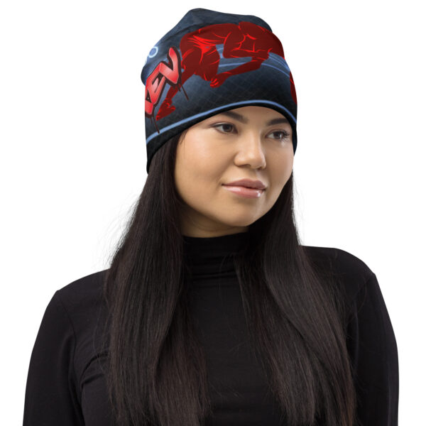 MI Rev Wrestling Print Beanie - Image 21