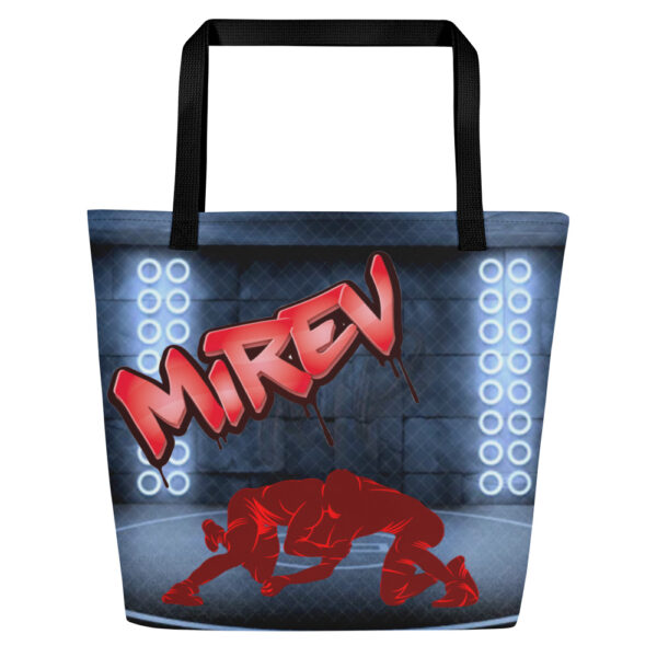 MI Revolution Wrestling Large Tote Bag