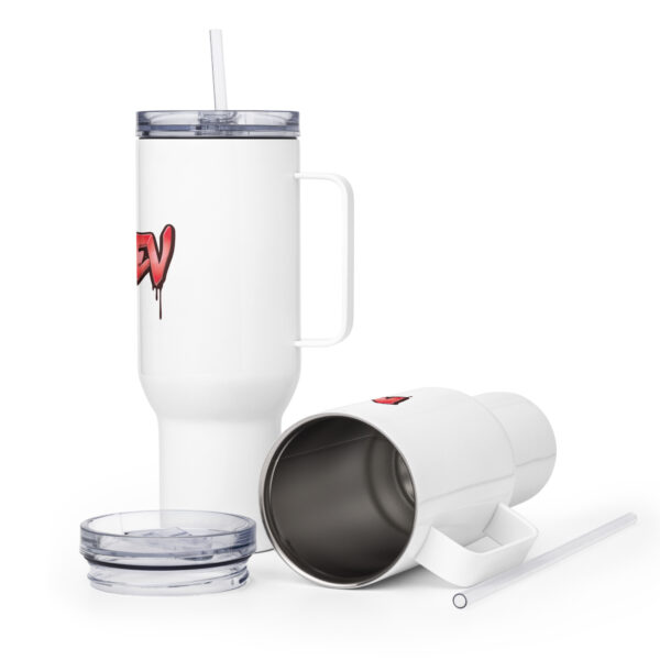 MI Rev Wrestling Travel mug with a handle