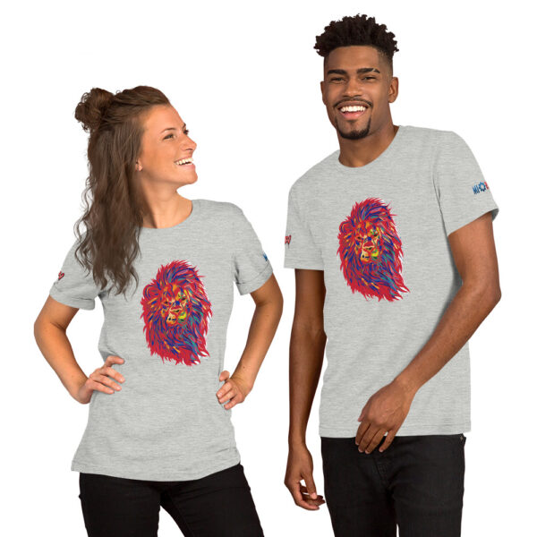 MI Rev Lion t-shirt for men and women.  Light Colored Version - Image 5