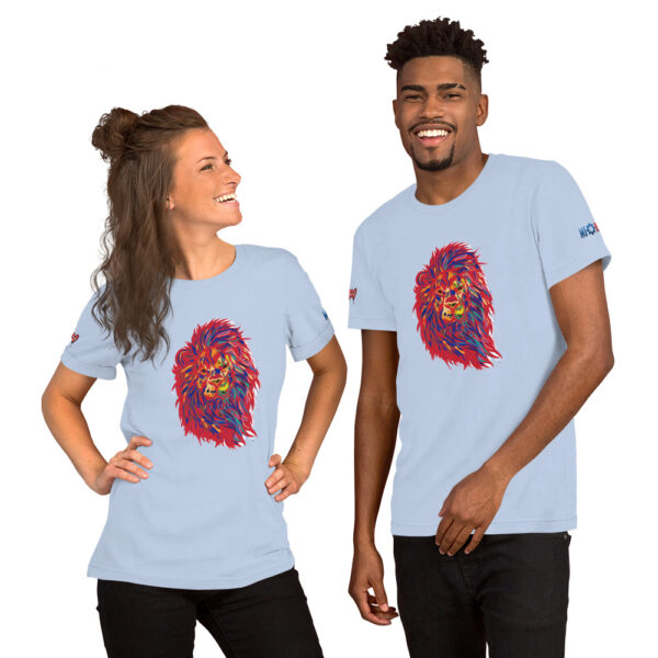 MI Rev Lion t-shirt for men and women.  Light Colored Version - Image 8