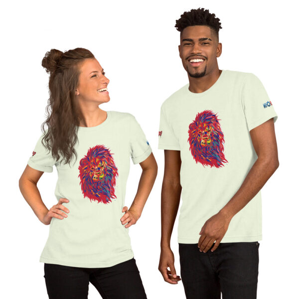 MI Rev Lion t-shirt for men and women.  Light Colored Version - Image 15