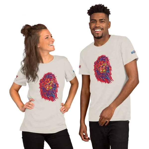 MI Rev Lion t-shirt for men and women.  Light Colored Version - Image 9