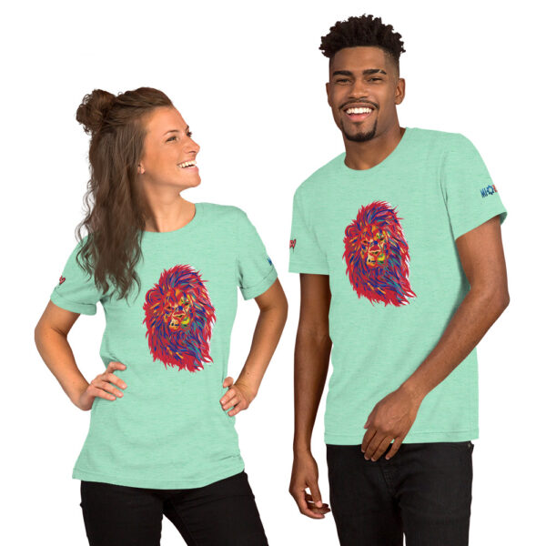 MI Rev Lion t-shirt for men and women.  Light Colored Version - Image 11