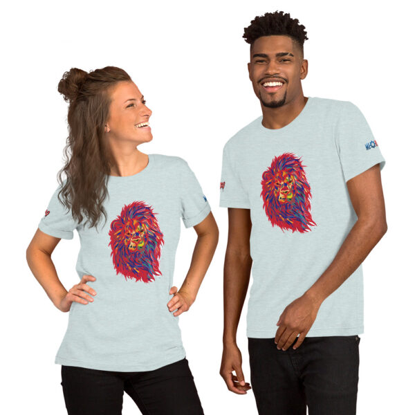 MI Rev Lion t-shirt for men and women.  Light Colored Version - Image 10