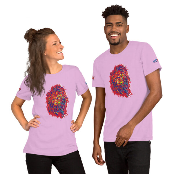 MI Rev Lion t-shirt for men and women.  Light Colored Version - Image 4