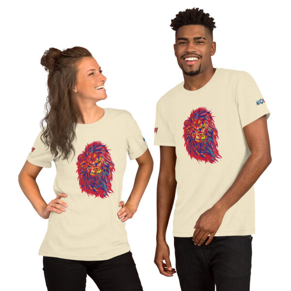 MI Rev Lion t-shirt for men and women.  Light Colored Version - Image 14