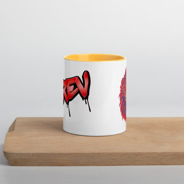 MI Rev Wrestling Mug with Color Inside - Image 31